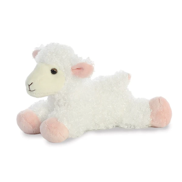  peluche mouton blanc 20 cm 